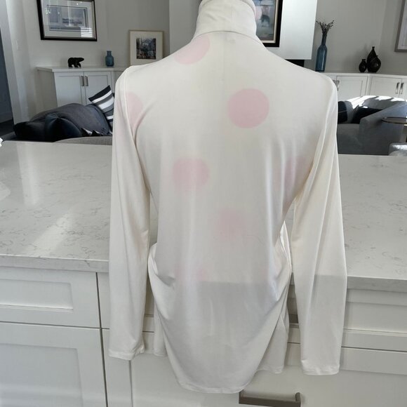 Tilley Canada Long Sleeve Open Front Poly Blend Neutral Cardigan Cream Sz S - Picture 6 of 10